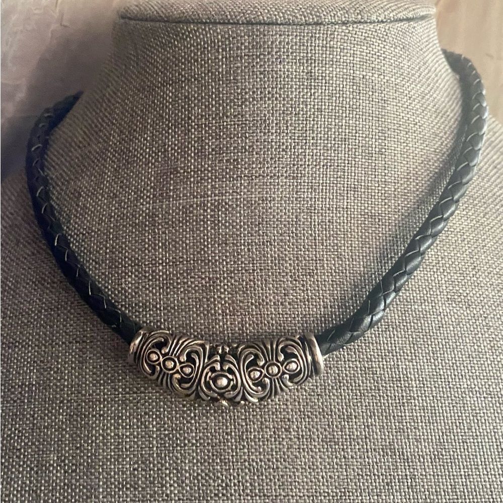 Joseph Esposito 925 Leather Necklace